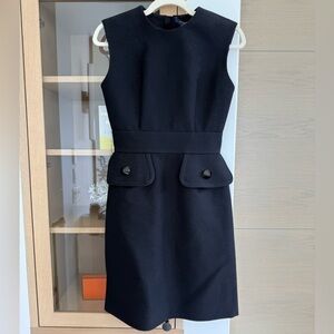 Louis Vuitton Elegant Black Sleeveless Dress size 36/US4